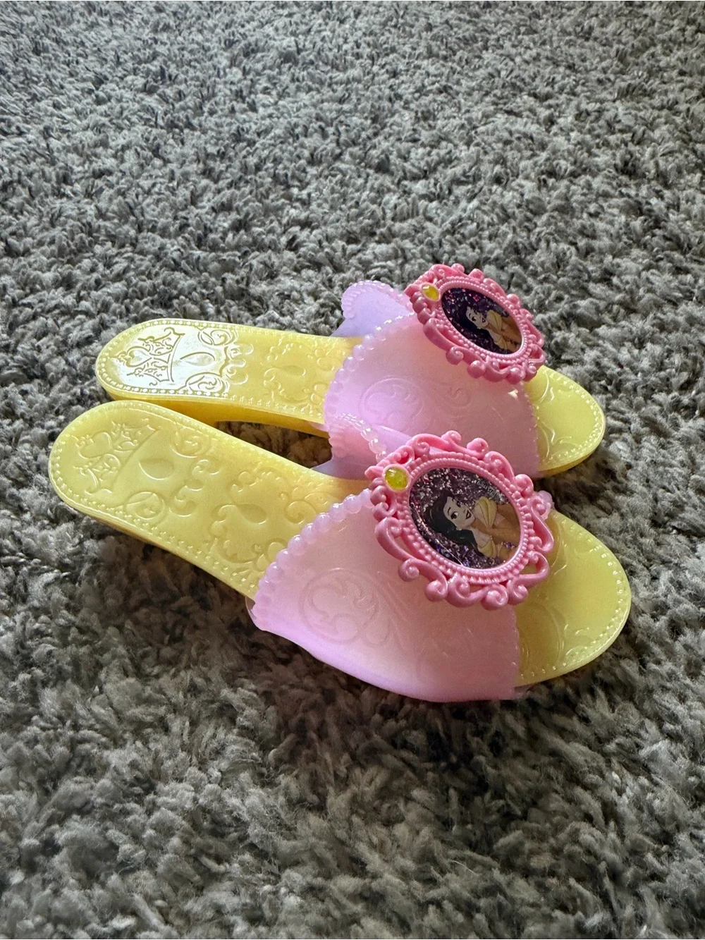 Disney Princess Belle Dress-Up Shoes / Play Slippers - Size 7/8